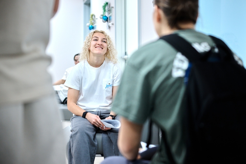 Предсезонный медицинский осмотр женской команды