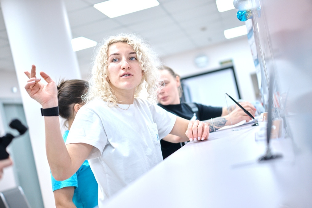 Предсезонный медицинский осмотр женской команды