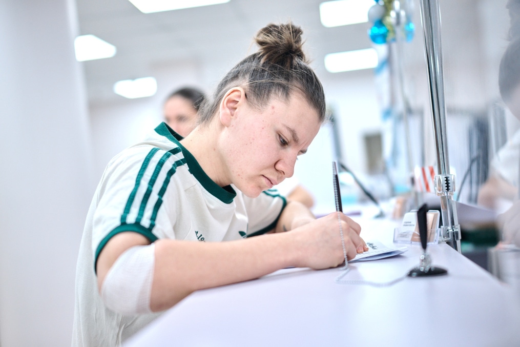 Предсезонный медицинский осмотр женской команды