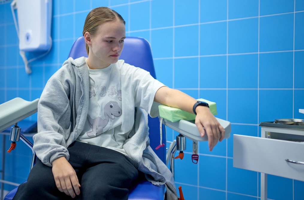 Предсезонный медицинский осмотр женской команды