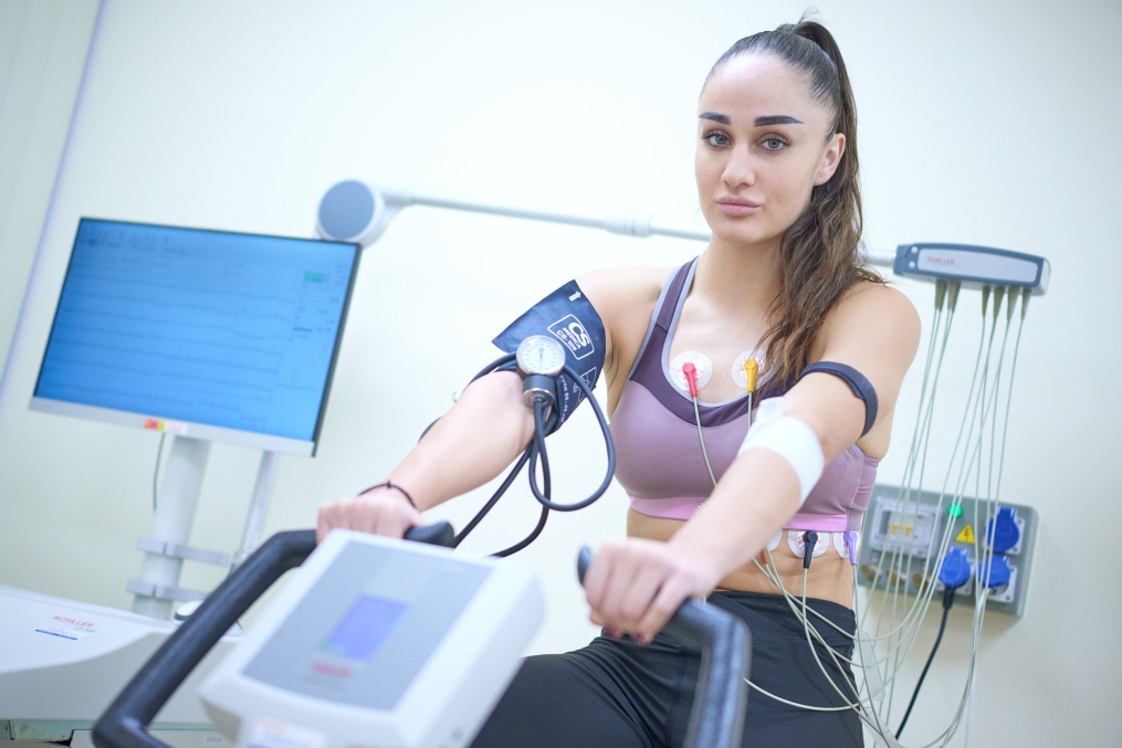 Предсезонный медицинский осмотр женской команды