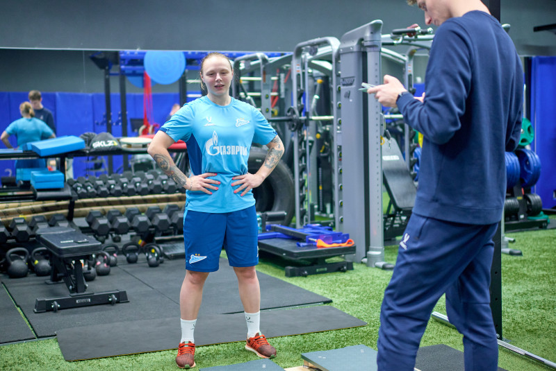 Медицинское тестирование женской команды на «Газпром Арене»