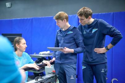 Медицинское тестирование женской команды на «Газпром Арене»