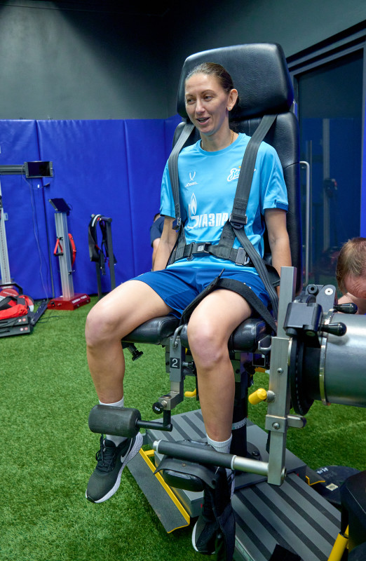 Медицинское тестирование женской команды на «Газпром Арене»