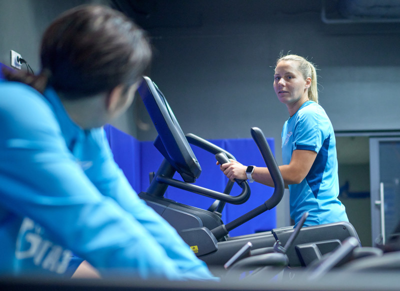 Медицинское тестирование женской команды на «Газпром Арене»