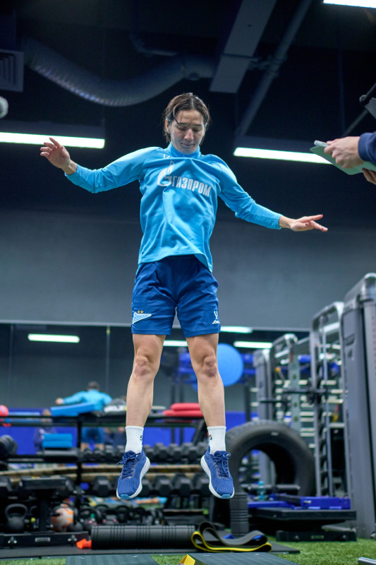 Медицинское тестирование женской команды на «Газпром Арене»