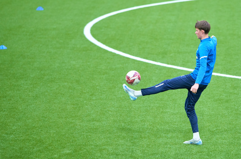 Тренировка «Зенита»-2011 в новом манеже «Газпром»-Академии