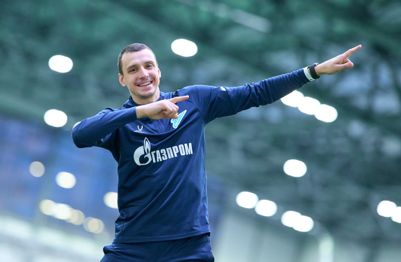 Тренировка «Зенита»-2011 в новом манеже «Газпром»-Академии