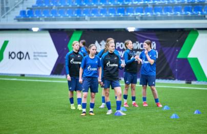 Первая тренировка женской команды U-18 в сезоне-2026