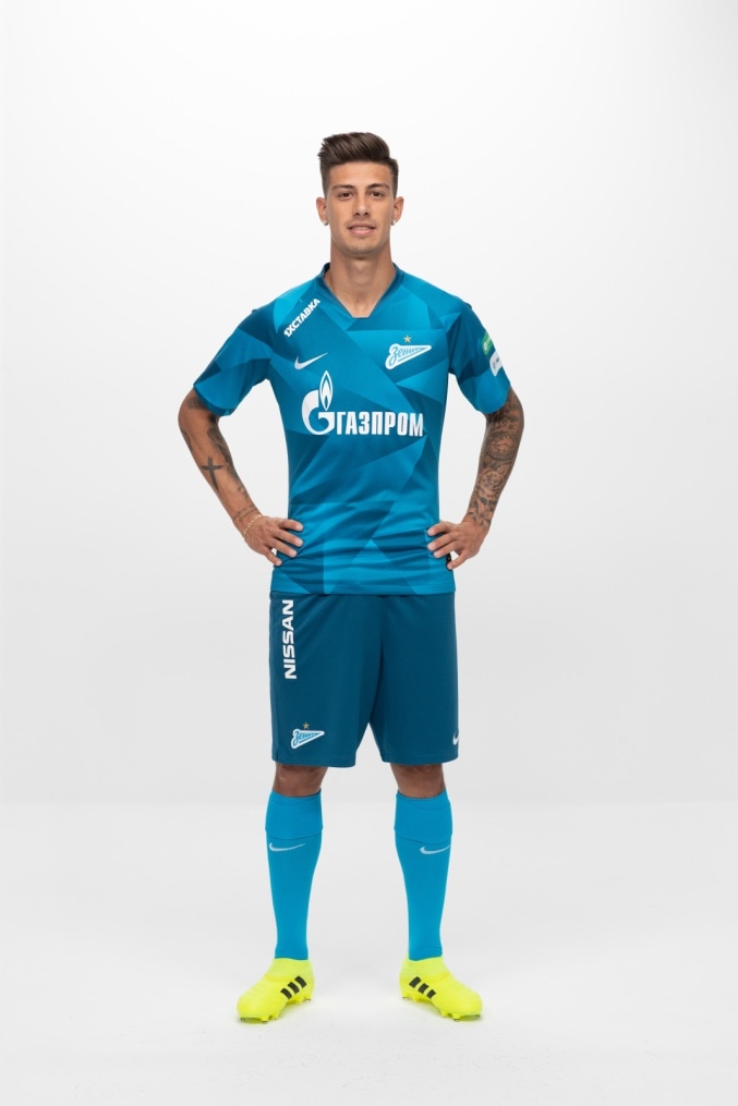 Фотосессия футболистов и тренеров основного состава ФК «Зенит» сезона 2019/20