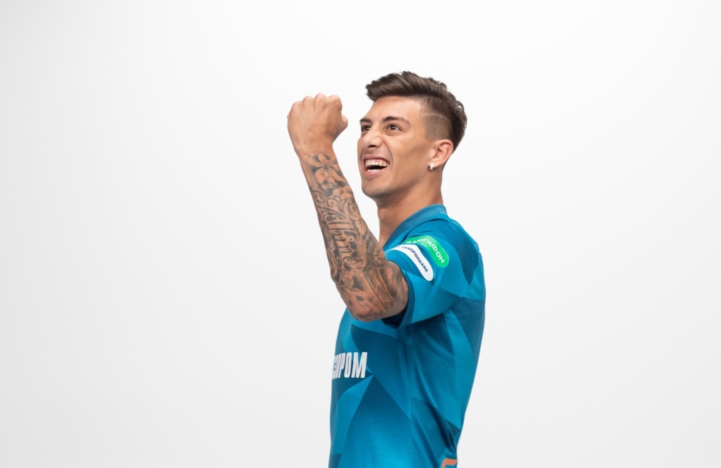 Фотосессия футболистов и тренеров основного состава ФК «Зенит» сезона 2019/20