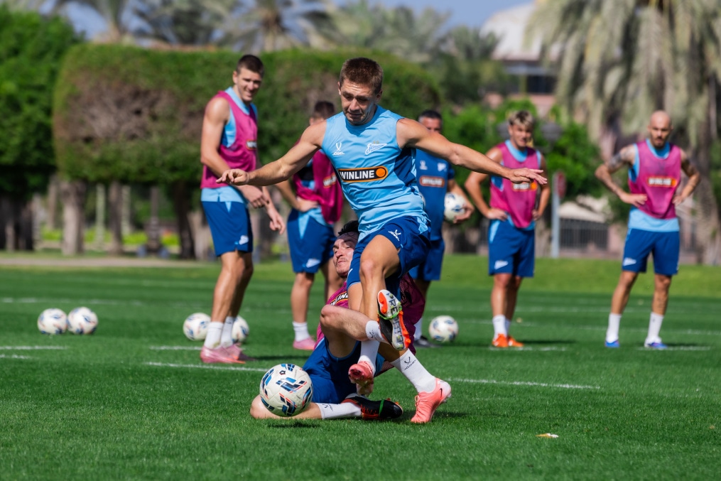 Зимние «Газпром» — тренировочные сборы 2026: тренировка 31 января