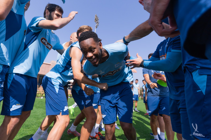 09.02.2026. ОАЭ, Абу-Даби. Зимние «Газпром» — тренировочные сборы 2026: тренировка 9 февраля