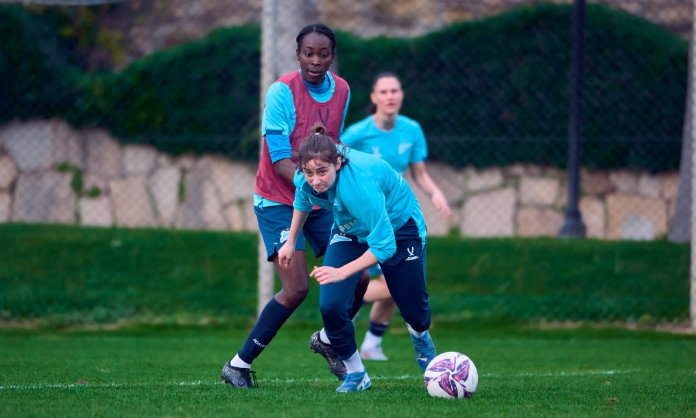 Зимний учебно-тренировочный сбор женской команды «Зенит» в Турции: 9 февраля, вечерняя тренировка