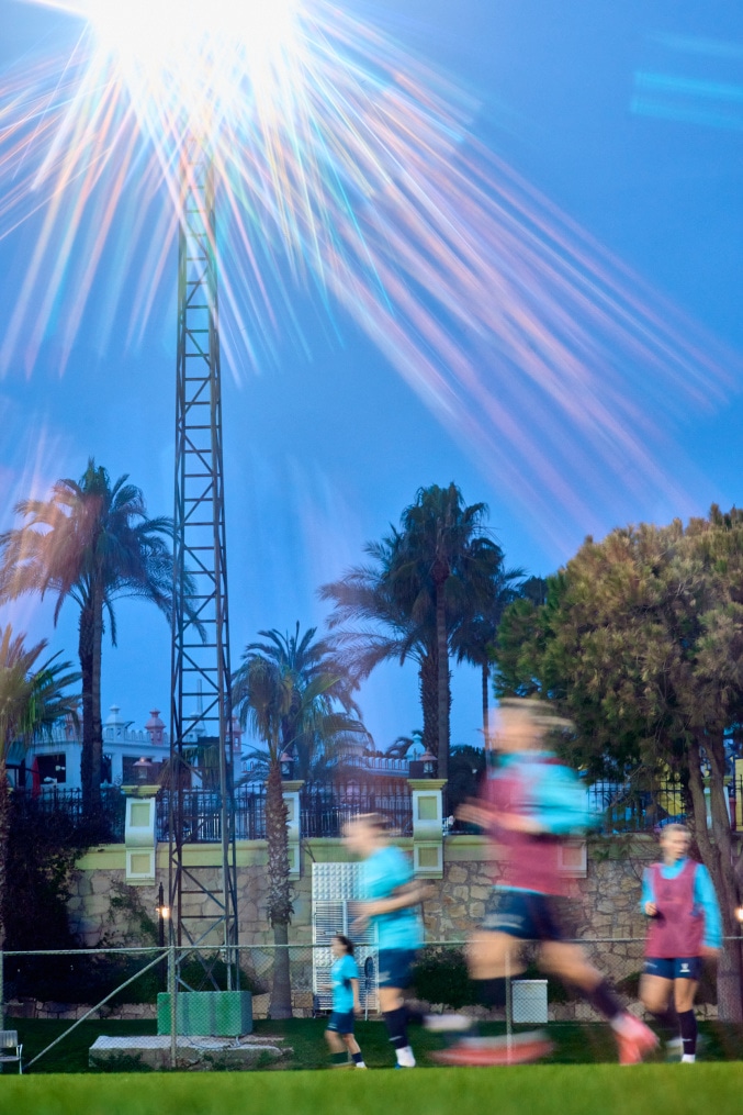 Зимний учебно-тренировочный сбор женской команды «Зенит» в Турции: 9 февраля, вечерняя тренировка