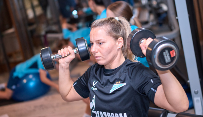 Зимний учебно-тренировочный сбор женской команды «Зенит» в Турции: 12 февраля, утренняя тренировка