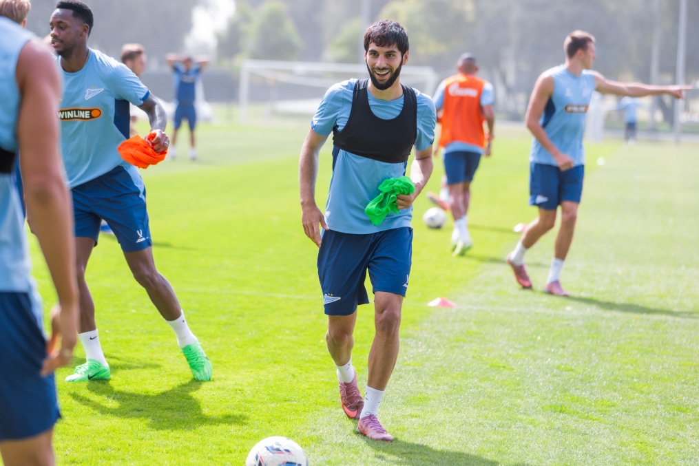 Зимние «Газпром» — тренировочные сборы 2026: тренировка 16 февраля