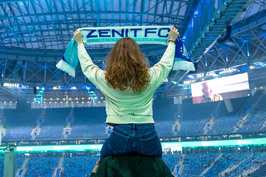 Концерт группы «Моя Мишель» на Фан-Променаде перед матчем с «Балтикой»