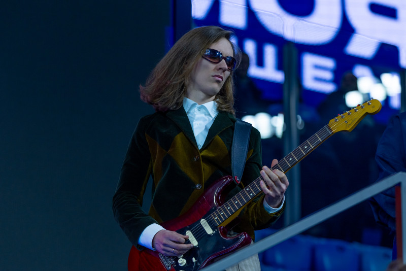 Концерт группы «Моя Мишель» на Фан-Променаде перед матчем с «Балтикой»