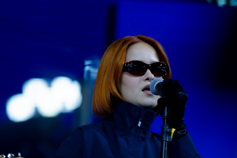 Концерт группы «Моя Мишель» на Фан-Променаде перед матчем с «Балтикой»