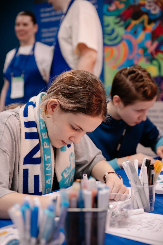 Площадка «Нормальное место» на Фан-Променаде перед матчем с «Балтикой»