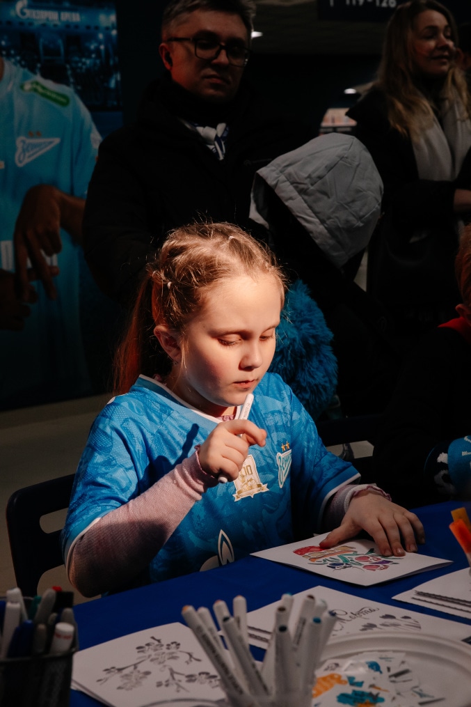 Площадка «Нормальное место» на Фан-Променаде перед матчем с «Балтикой»