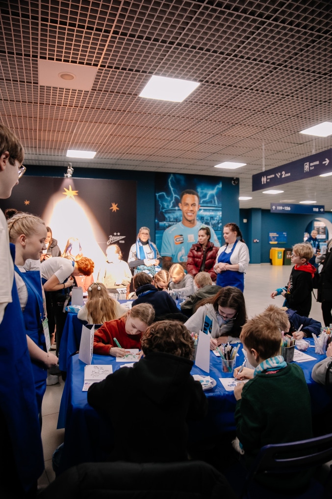 Площадка «Нормальное место» на Фан-Променаде перед матчем с «Балтикой»