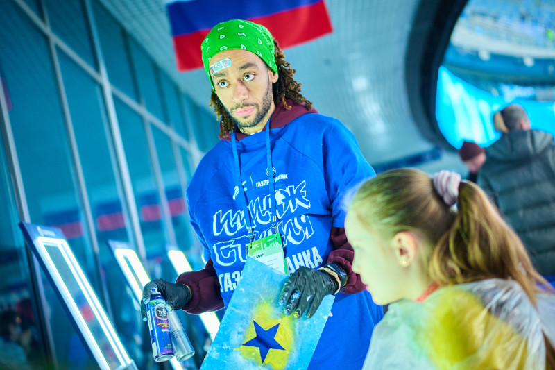 Фан-Променад: рекламные зоны Газпромбанка на матче «Зенит» — «Балтика»