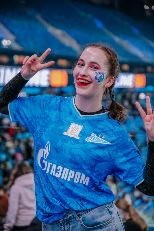 Болельщики на матче «Зенит» — «Балтика»