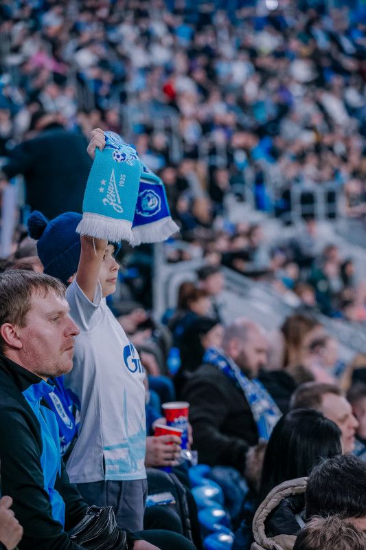 Болельщики на матче «Зенит» — «Балтика»