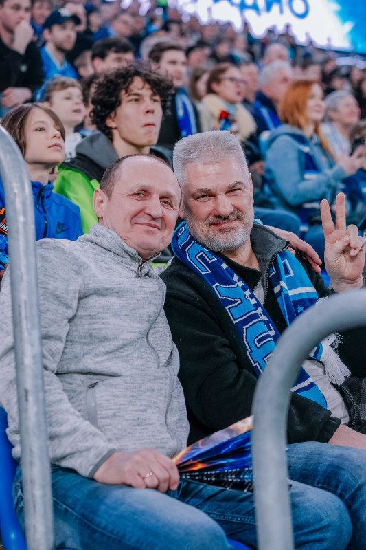 Болельщики на матче «Зенит» — «Балтика»