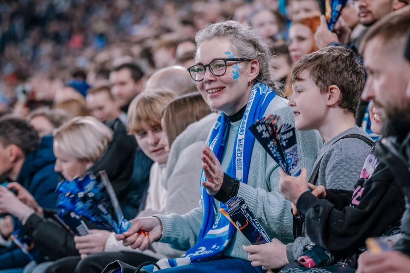 Болельщики на матче «Зенит» — «Балтика»