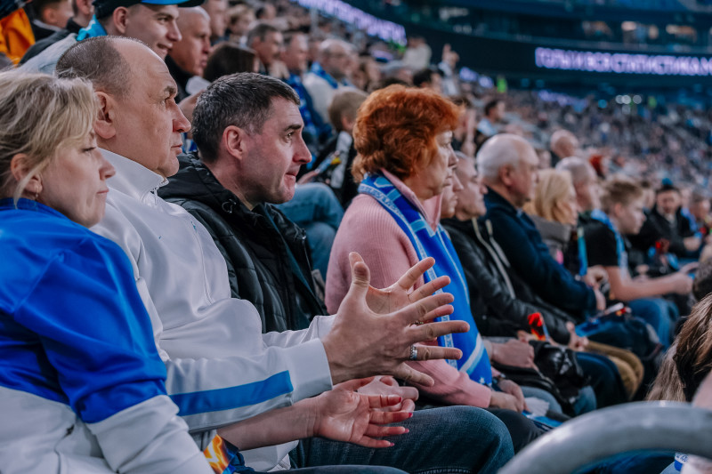 Болельщики на матче «Зенит» — «Балтика»