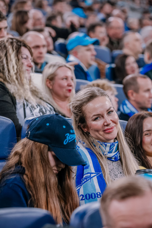 Болельщики на матче «Зенит» — «Балтика»