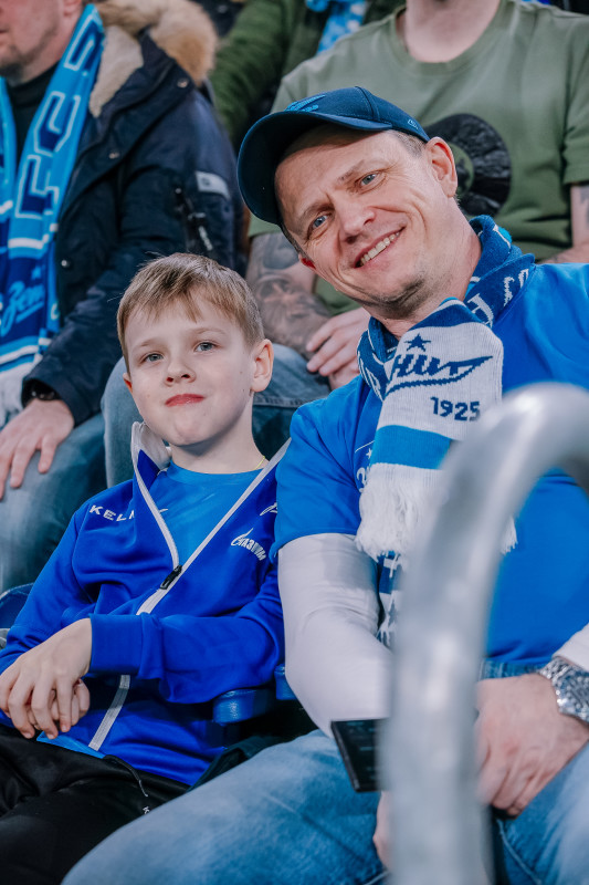 Болельщики на матче «Зенит» — «Балтика»