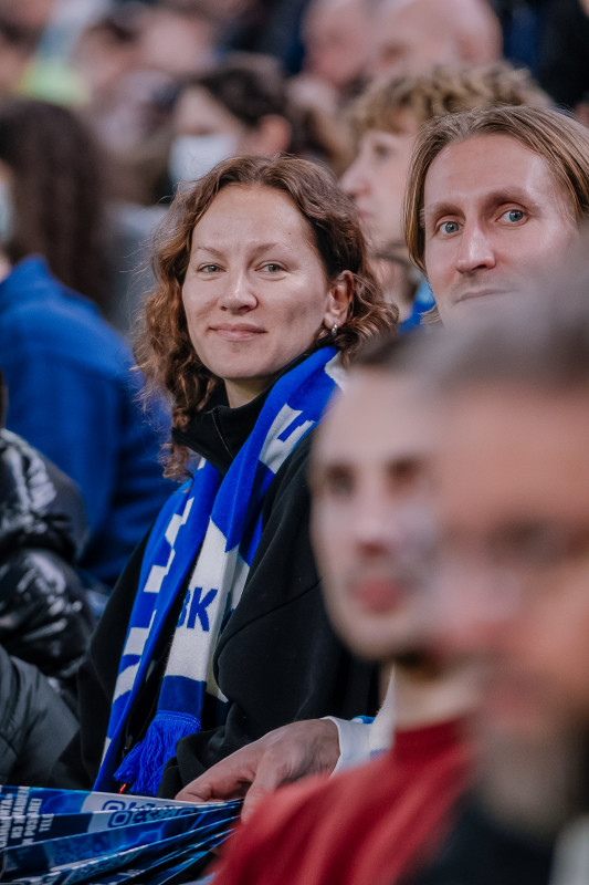 Болельщики на матче «Зенит» — «Балтика»