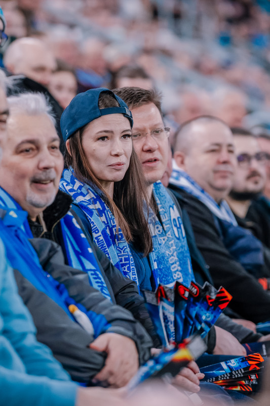 Болельщики на матче «Зенит» — «Балтика»