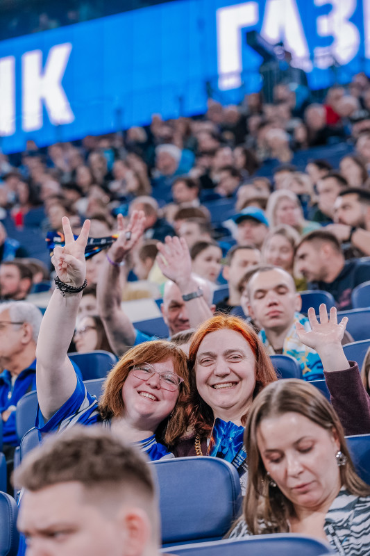 Болельщики на матче «Зенит» — «Балтика»