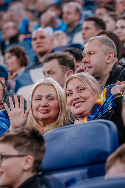 Болельщики на матче «Зенит» — «Балтика»