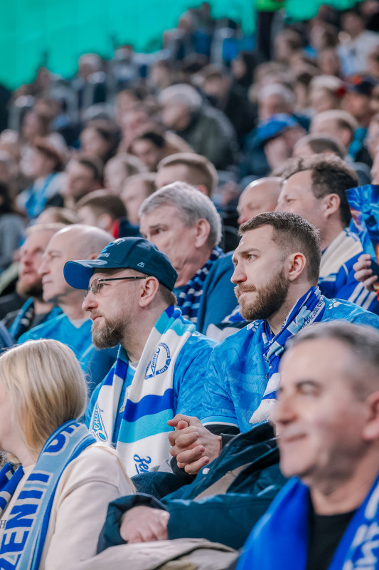 Болельщики на матче «Зенит» — «Балтика»