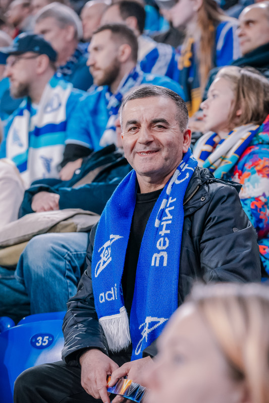 Болельщики на матче «Зенит» — «Балтика»