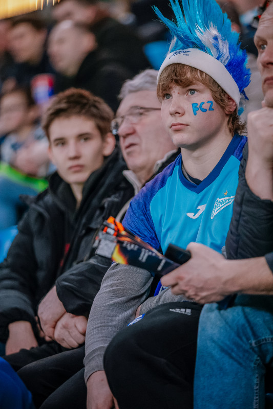 Болельщики на матче «Зенит» — «Балтика»