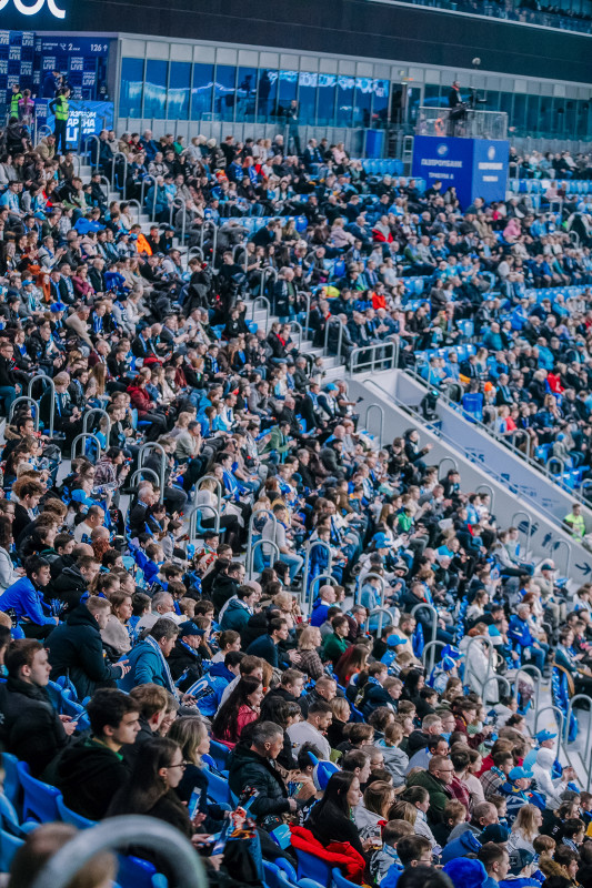 Болельщики на матче «Зенит» — «Балтика»