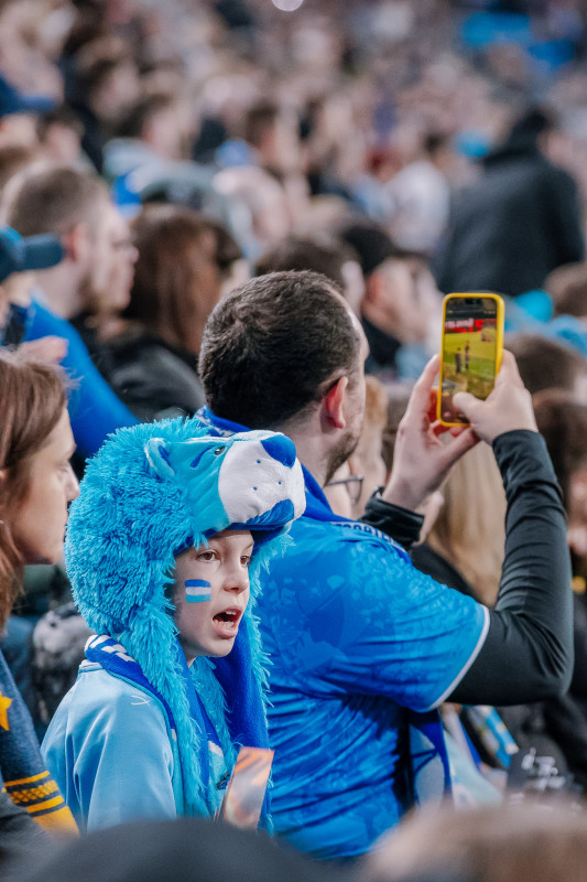 Болельщики на матче «Зенит» — «Балтика»