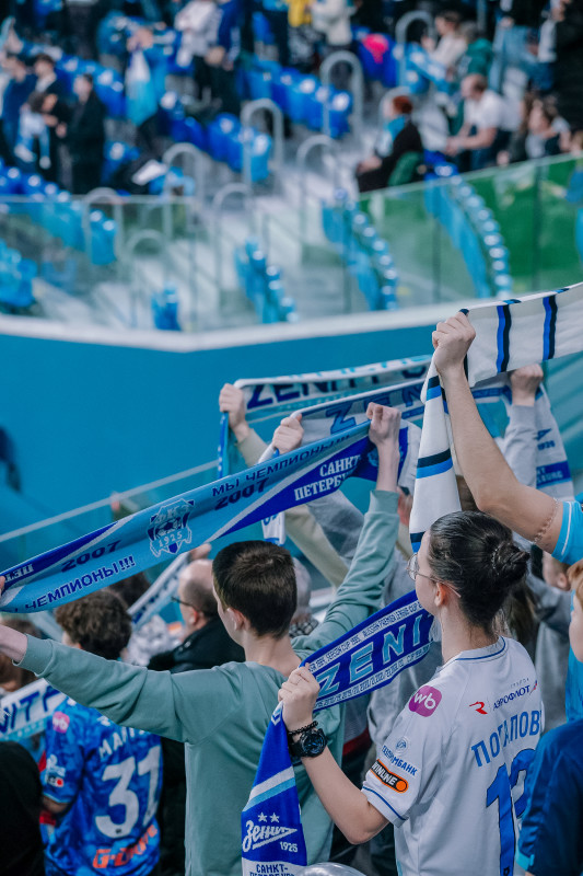 Болельщики на матче «Зенит» — «Балтика»