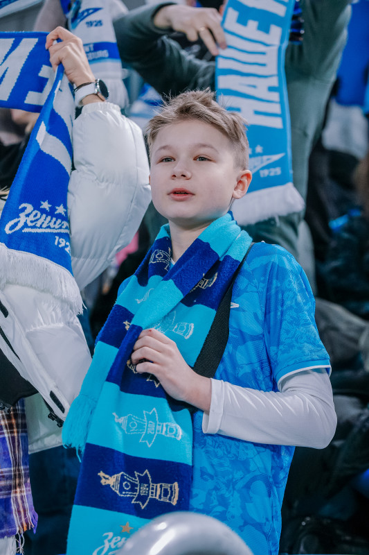 Болельщики на матче «Зенит» — «Балтика»