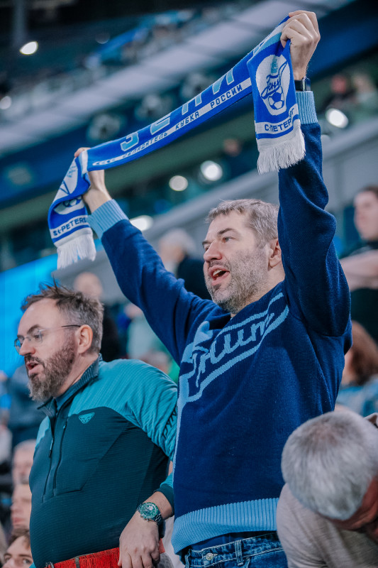 Болельщики на матче «Зенит» — «Балтика»