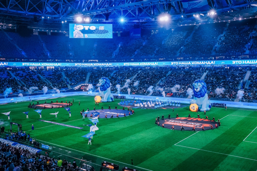 Болельщики на матче «Зенит» — «Балтика»