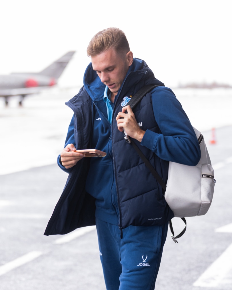 Вылет команды на кубковый матч с матч «Балтикой»