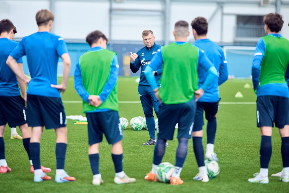 Тренировка «Зенита»-м перед матчем с «Чертаново»-м